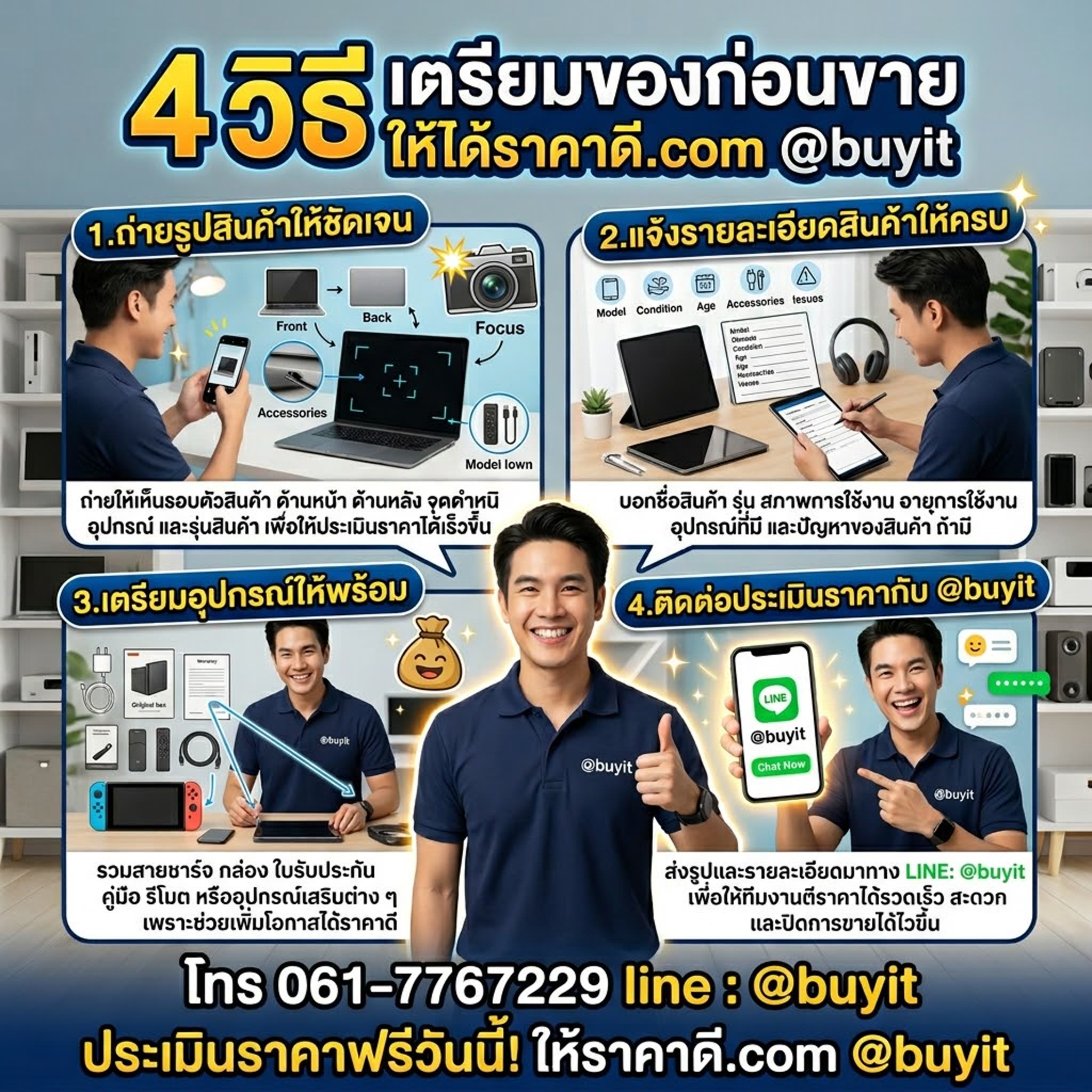 4 วิธีเตรียมของก่อนขายกล้องมือสองให้ได้ราคาดี